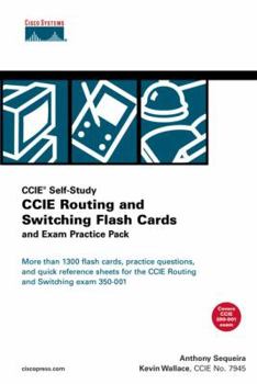 Paperback CCIE Routing and Switching Flash Cards and Exam Practice Pack (CCIE Self-Study) [With CDROM and Flash Cards] Book