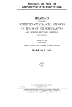 Paperback Addressing the need for comprehensive regulatory reform Book