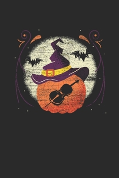Paperback Halloween Cello: Dotted Bullet Notebook (6" x 9" - 120 pages) Halloween Themed Notebook for Gift / Daily Activity Journals / Diary Book