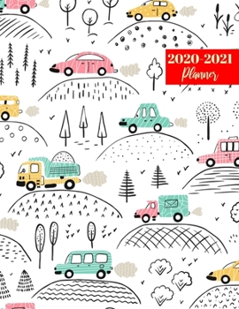 2020-2021 Planner: Cute Jan 2020 - Dec 2021 2 Year Daily Weekly Monthly Calendar Planner with To Do List Schedule Agenda