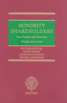 Hardcover Minority Shareholders: Law, Practice and Procedureminority Shareholders Book