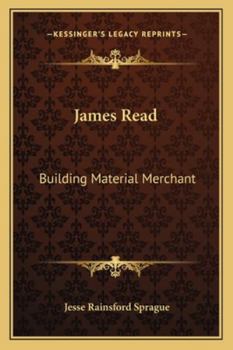 Paperback James Read: Building Material Merchant Book