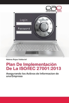 Paperback Plan De Implementación De La ISO/IEC 27001: 2013 [Spanish] Book