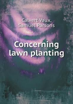 Paperback Concerning lawn planting Book
