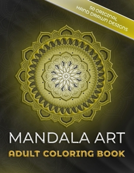 Paperback Mandala coloring book for adults relaxation and stress relief: 50 amazing patterns Book