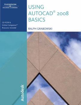 Paperback Using AutoCAD 2008 Basics [With CDROM] Book