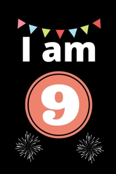 Paperback I am 9: A Happy Birthday 9 Years Old Unicorn Journal Book