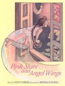 Hardcover Pink Stars and Angel Wings Book