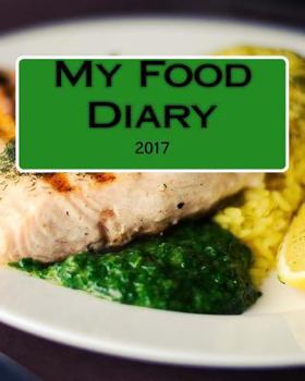 Paperback My Food Diary 2017 Book