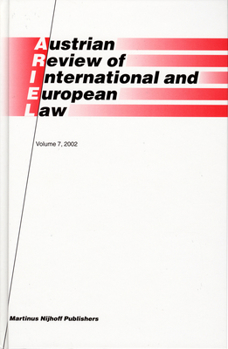 Austrian Review of International and European Law, Volume 7 (2002)