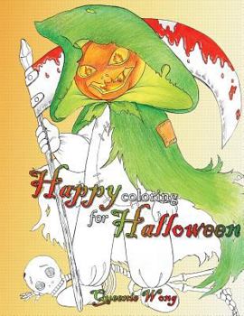 Paperback Happy coloring for Halloween Book