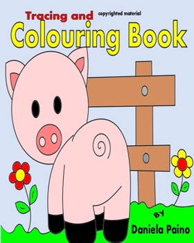 Paperback Colouring Book: Tracing and Colouring Book