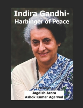 Paperback Indira Gandhi-Harbinger of Peace: First Edition Book