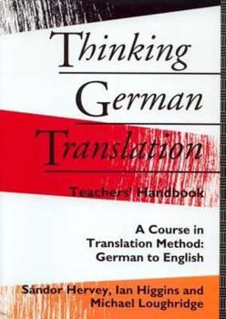 Paperback Thinking German Translation Teacher Handbook Book