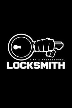 Paperback I'm a professional locksmith: 6x9 Locksmith - lined - ruled paper - notebook - notes Book