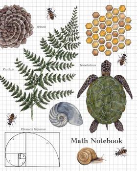 Paperback Math Notebook: 1/2 Inch Squares Graph Paper Composition Notebook for Students Book