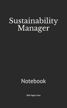 Paperback Sustainability Manager: Notebook Book