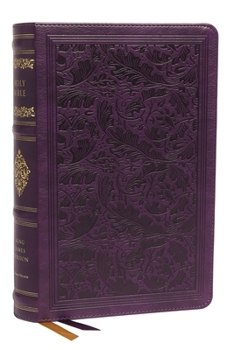 Imitation Leather Kjv, Sovereign Collection Bible, Personal Size, Leathersoft, Purple, Thumb Indexed, Red Letter Edition, Comfort Print: Holy Bible, King James Version Book