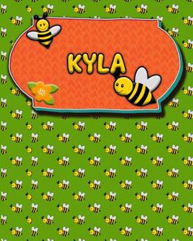 Paperback Handwriting Practice 120 Page Honey Bee Book Kyla: Primary Grades Handwriting Book K-2 Book