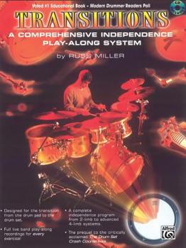 Paperback Transitions: A Comprehensive Independence Play-Along System, Book & CD [With CD with Live-Band Play Alongs for Each Exercise] Book
