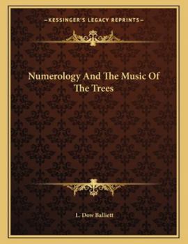 Paperback Numerology and the Music of the Trees Book