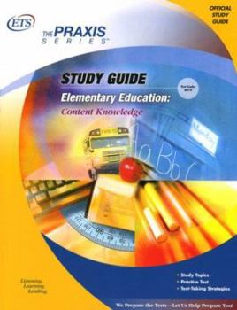Paperback Elementary Education: Content Knowledge Study Guide Book