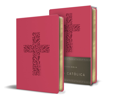 Hardcover Biblia Católica En Español. Símil Piel Fucsia, Tamaño Compacto / Catholic Bible. Spanish-Language, Leathersoft, Fucsia, Compact [Spanish] Book