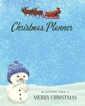 Paperback Christmas Holiday Planner: Ultimate Holiday Journal Organizer for Busy People, Expense Tracker, New Year's Eve Celebration Notebook, Wedding Plan Book