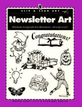Paperback Newsletter Art (North Light Clip & Scan Art Series) Book