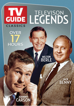 DVD TV Guide Television Legends: Johnny Cash / Jack Benny / Milton Berle Book