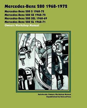Paperback Mercedes-Benz 280 1968-1972 Owners Workshop Manual Book