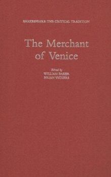 Hardcover The Merchant of Venice: Shakespeare: The Critical Tradition Book
