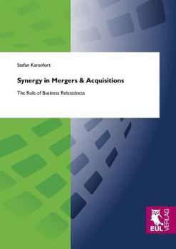 Paperback Synergy in Mergers & Acquisitions Book