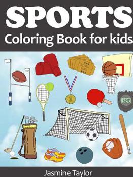 Paperback Sports Coloring Book for Kids Book