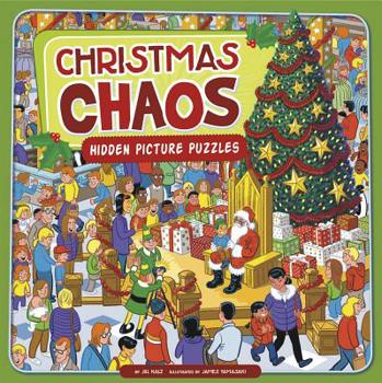Hardcover Christmas Chaos: Hidden Picture Puzzles Book