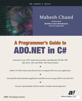 Paperback A Programmer's Guide to ADO.NET in C# Book