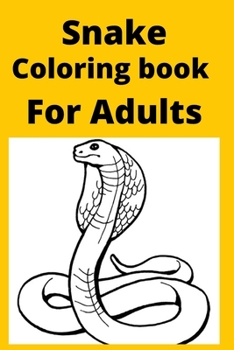 Snake Coloring book For Adults