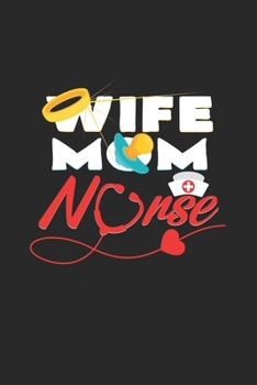 Wife Mom Nurse: 6x9 Pregnant Nurse | grid | squared paper | notebook | notes