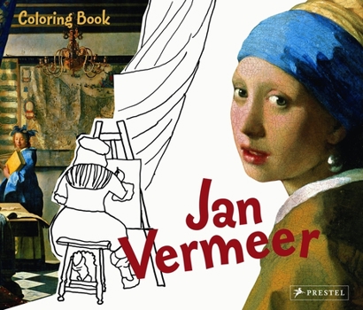 Paperback Coloring Book Jan Vermeer Book
