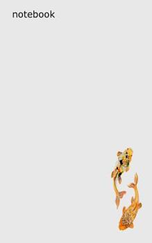 Paperback Notebook: Two Koi Swimming Book