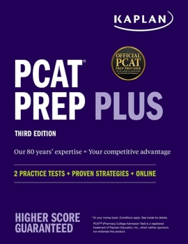 Paperback PCAT Prep Plus: 2 Practice Tests + Proven Strategies + Online Book