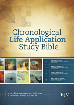 Hardcover Chronological Life Application Study Bible-KJV Book