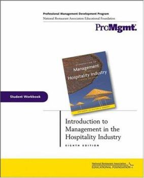 Paperback Introduction to Management in the Hospitality Industry Student Workbook Book