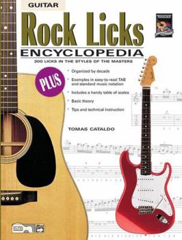 Paperback Rock Licks Encyclopedia: Guitar Book
