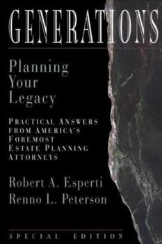 Hardcover Generations: Planning Your Legacy Book