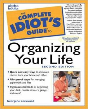 Paperback The Complete Idiot's Guide to Organizing Your Life, 2e Book