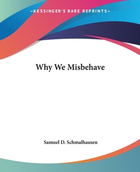 Paperback Why We Misbehave Book