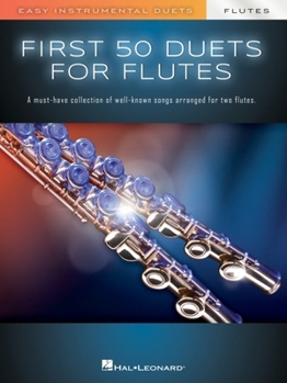 Paperback First 50 Duets for Two Flutes - Easy Instrumental Duets Book