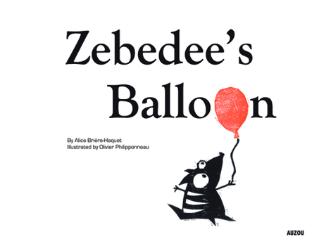 Hardcover Zebedee's Balloon Book