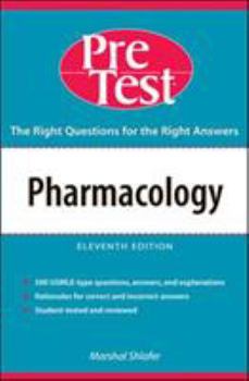 Paperback Pharmacology: Pretest Self-Assessment & Review Book